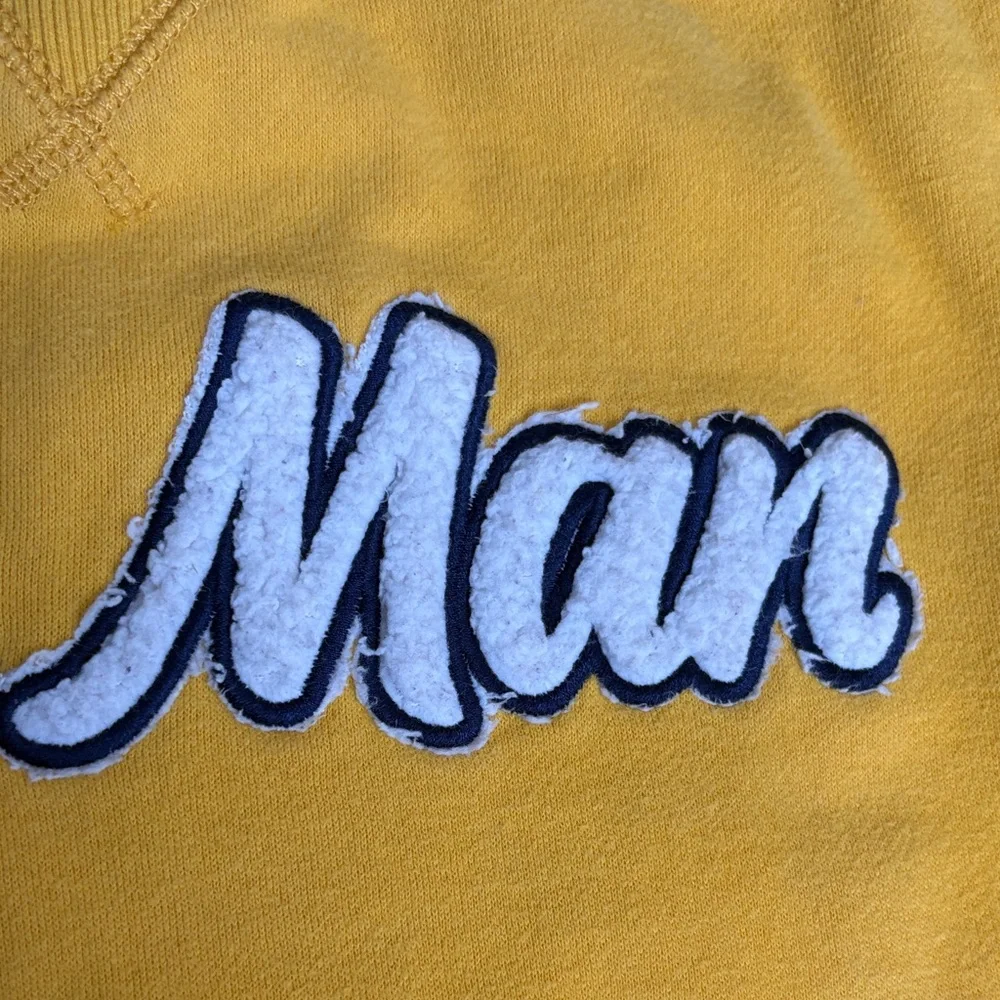 Yellow 'The Man' Men's Sweater